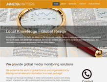 Tablet Screenshot of mediamatters.asia